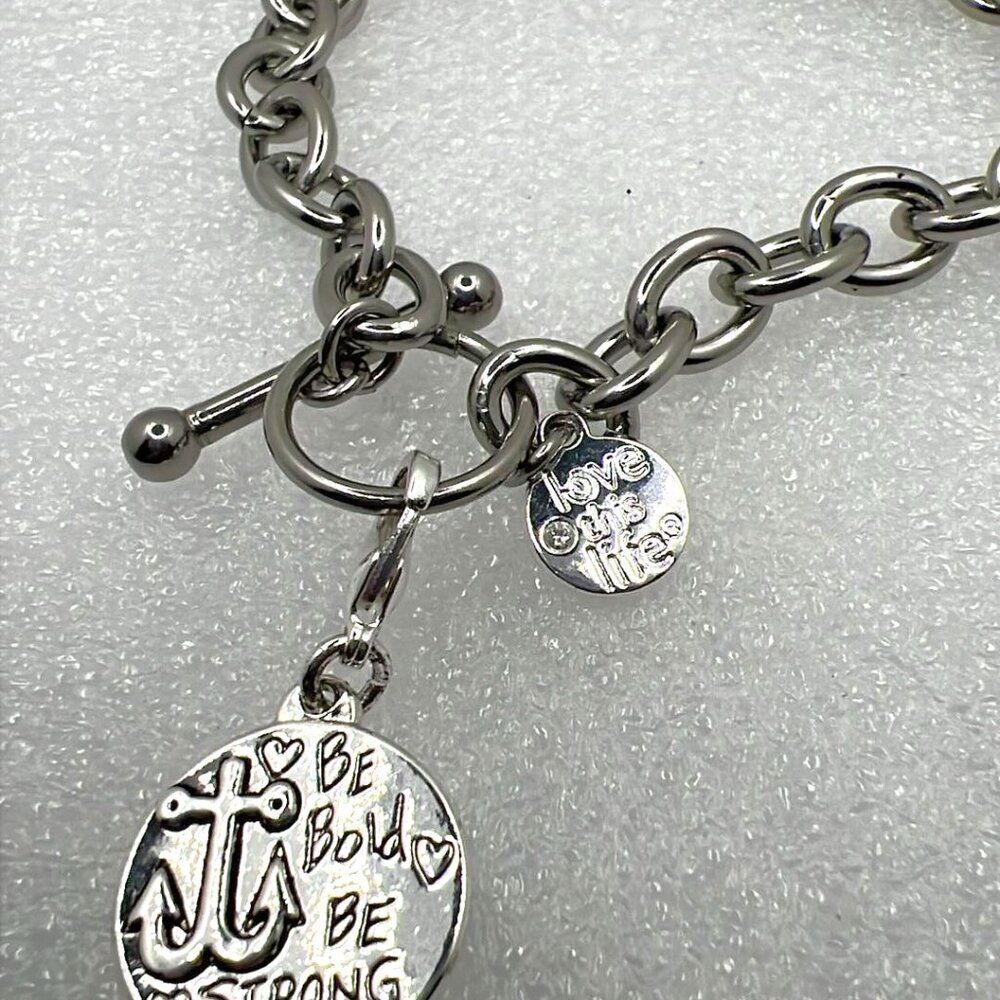 Charming Charlie Love The Life Toggle Bracelet